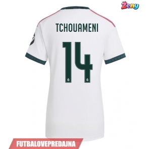 Lacne Ženy Futbalové dres Real Madrid Aurelien Tchouameni #14 2026-27 Krátky Rukáv - Domáci